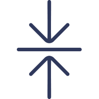 alignment icon - dark blue