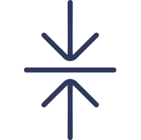 alignment icon - dark blue